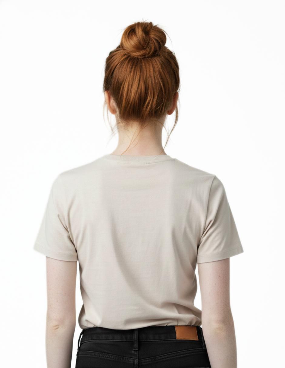 Set playera manga corta cuello redondo para mujer 5