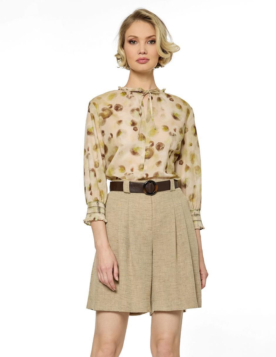Blusa manga 3/4 para mujer Blusa manga 3/4 para mujer