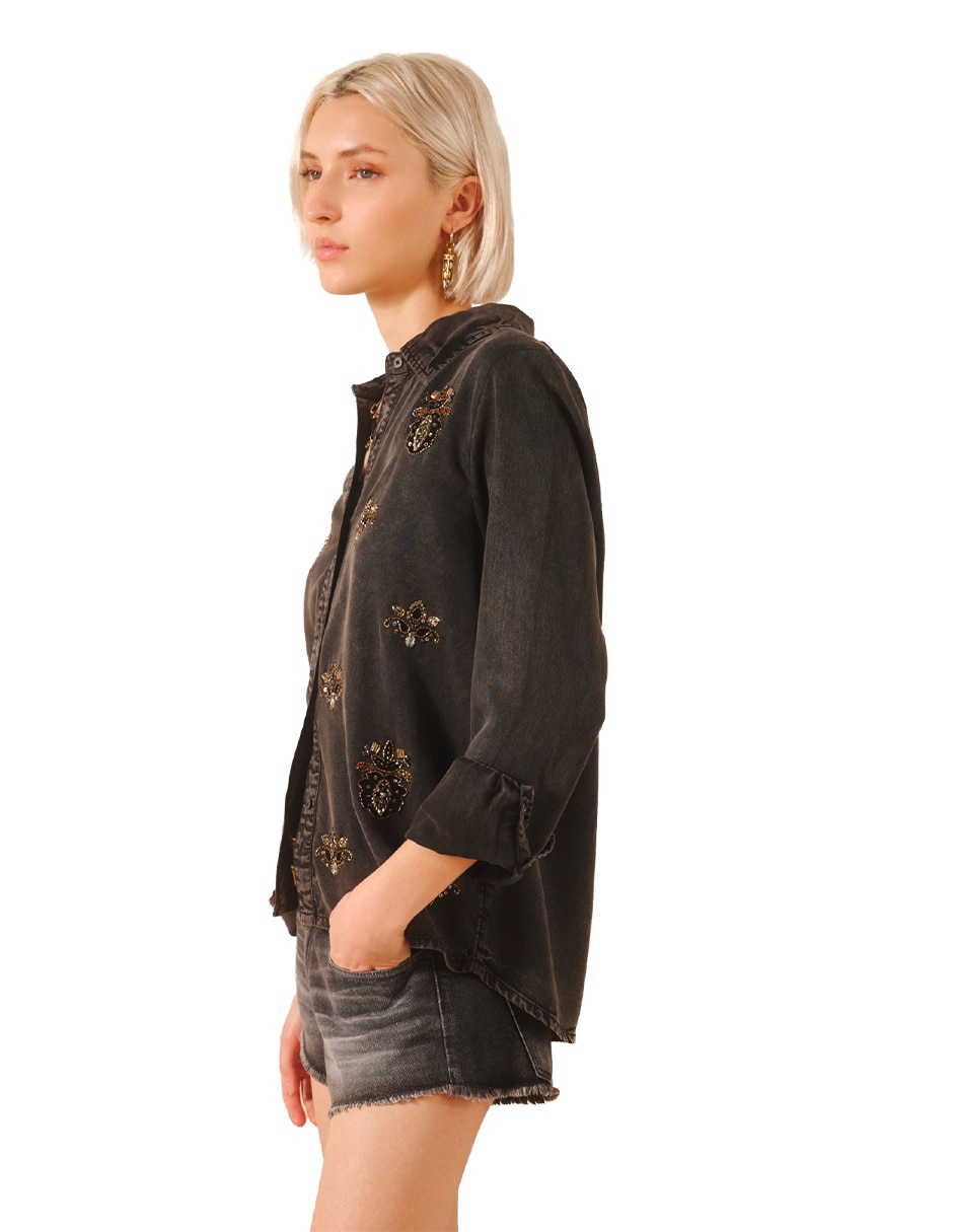 Camisa manga larga para mujer 2