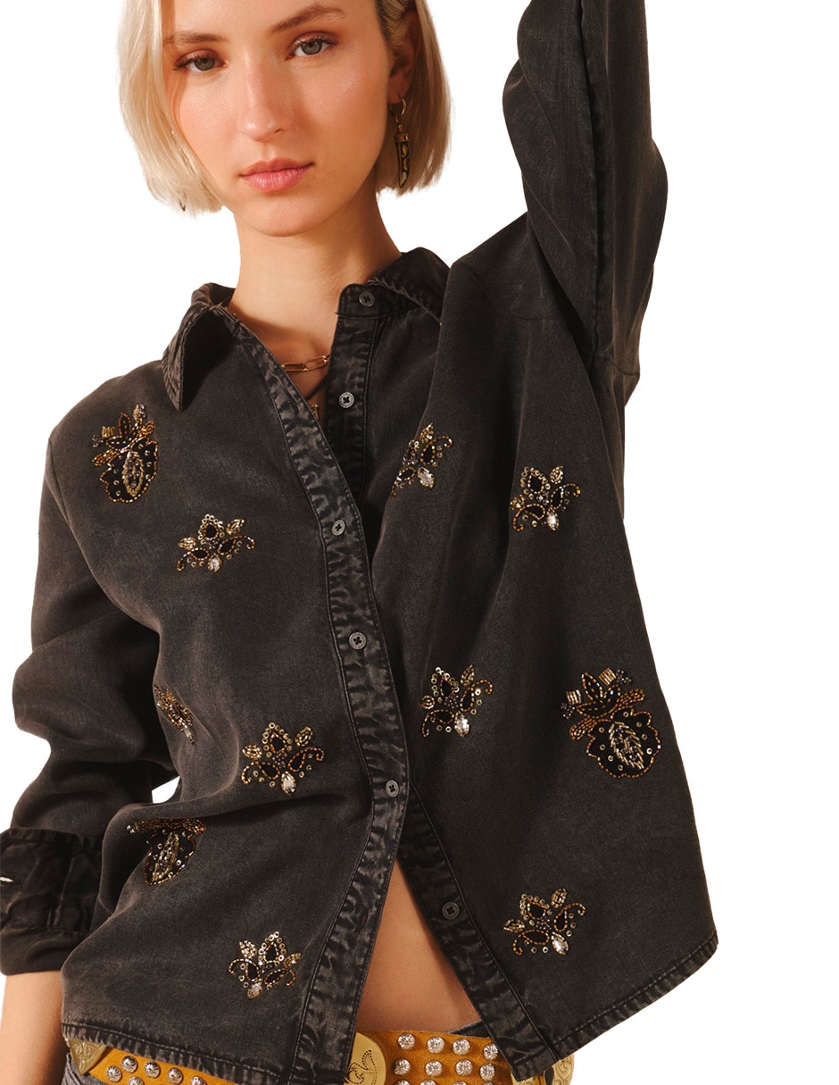 Camisa manga larga para mujer 4